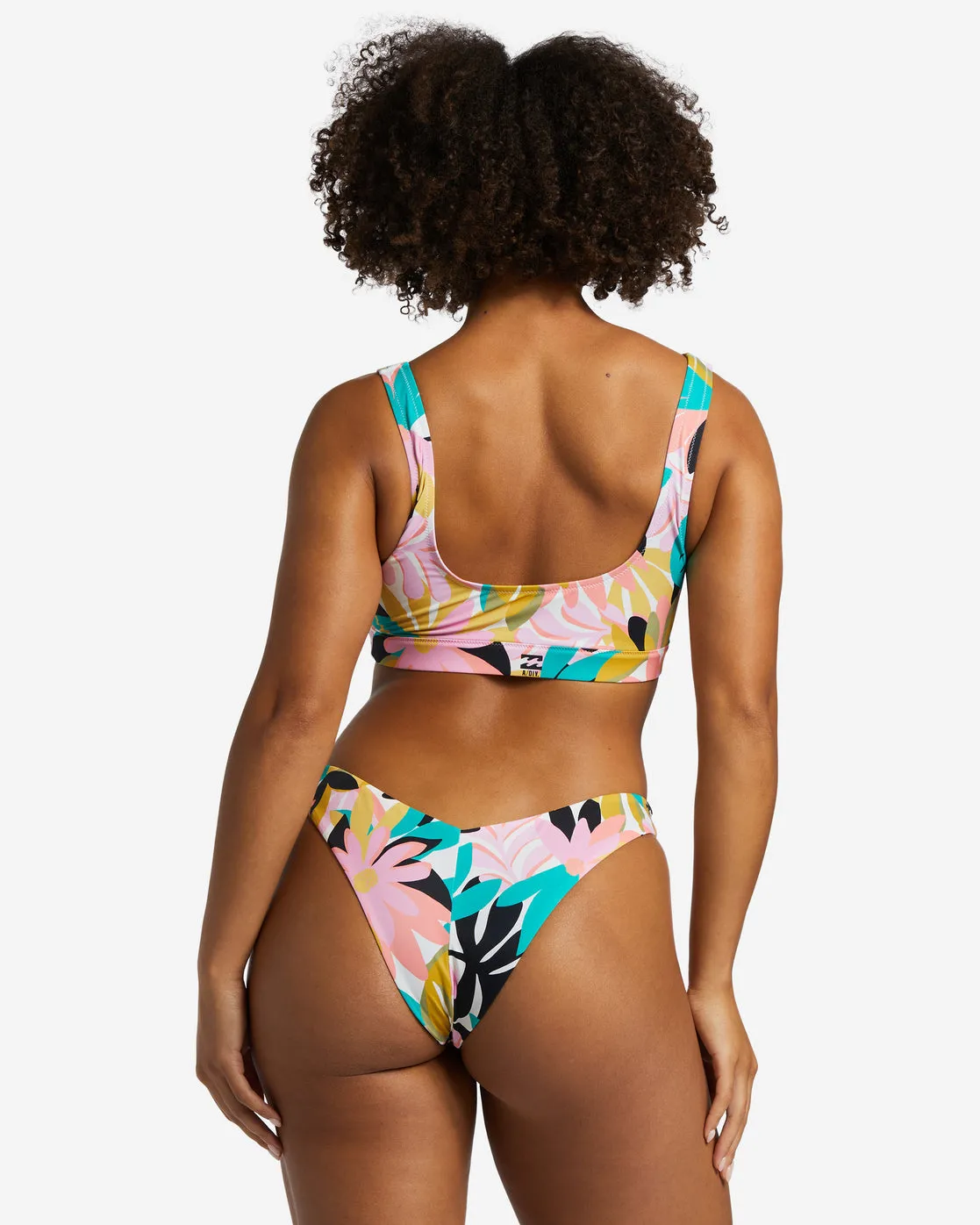 A/Div Full Tank Upf 50 Bikini Top - Black Multi 3