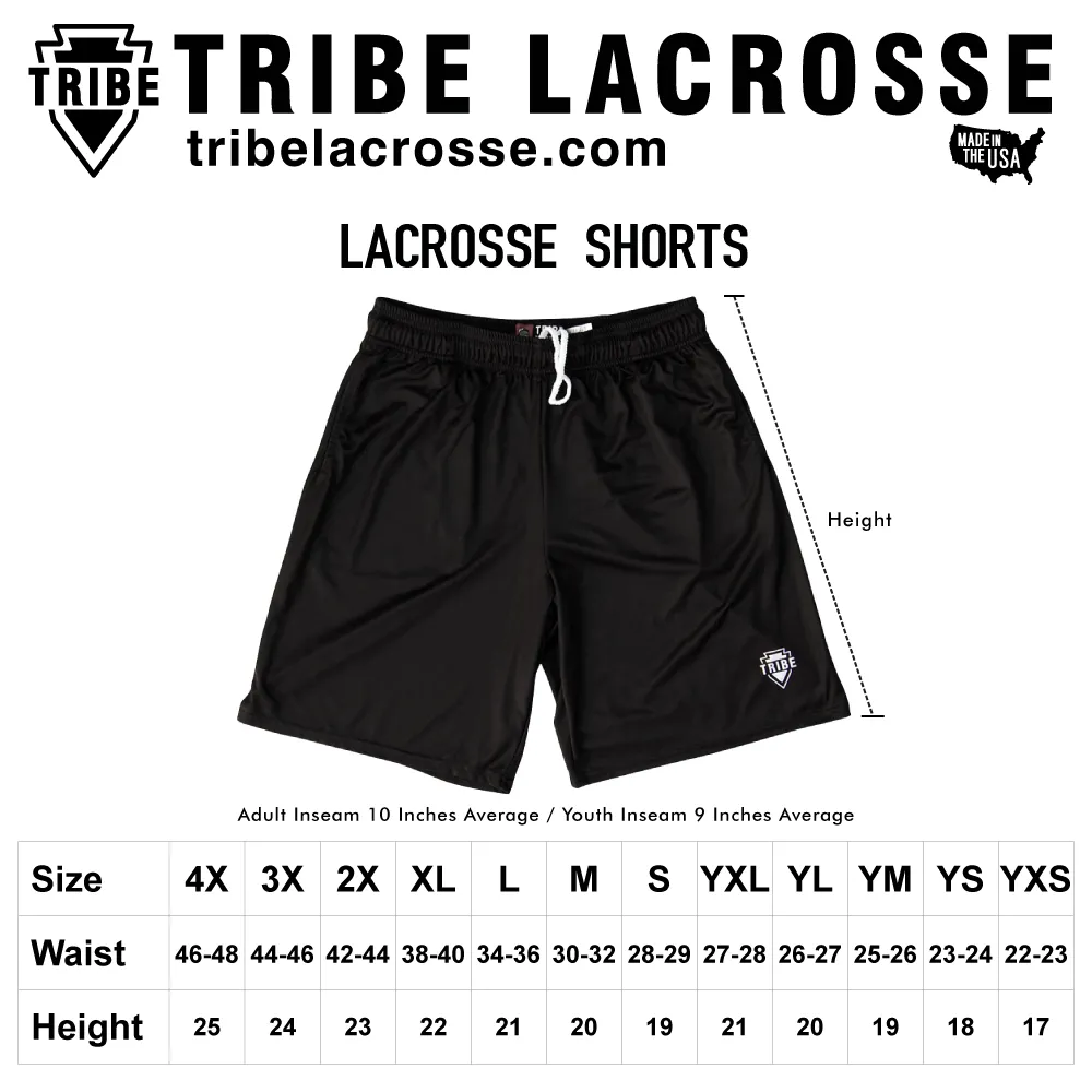 American Flag Jacks Sublimated Lacrosse Shorts