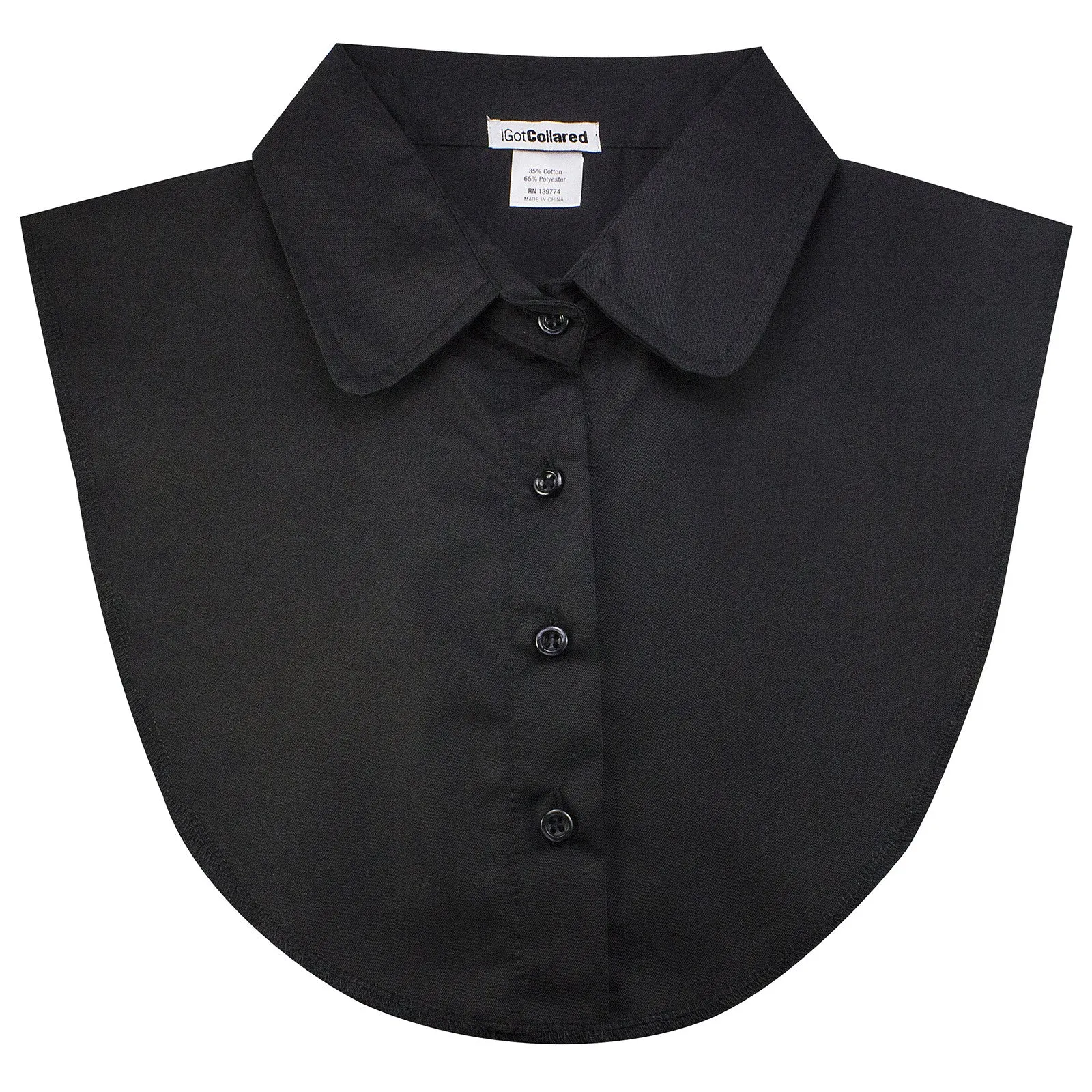 Black Peter Pan Dickey Collar