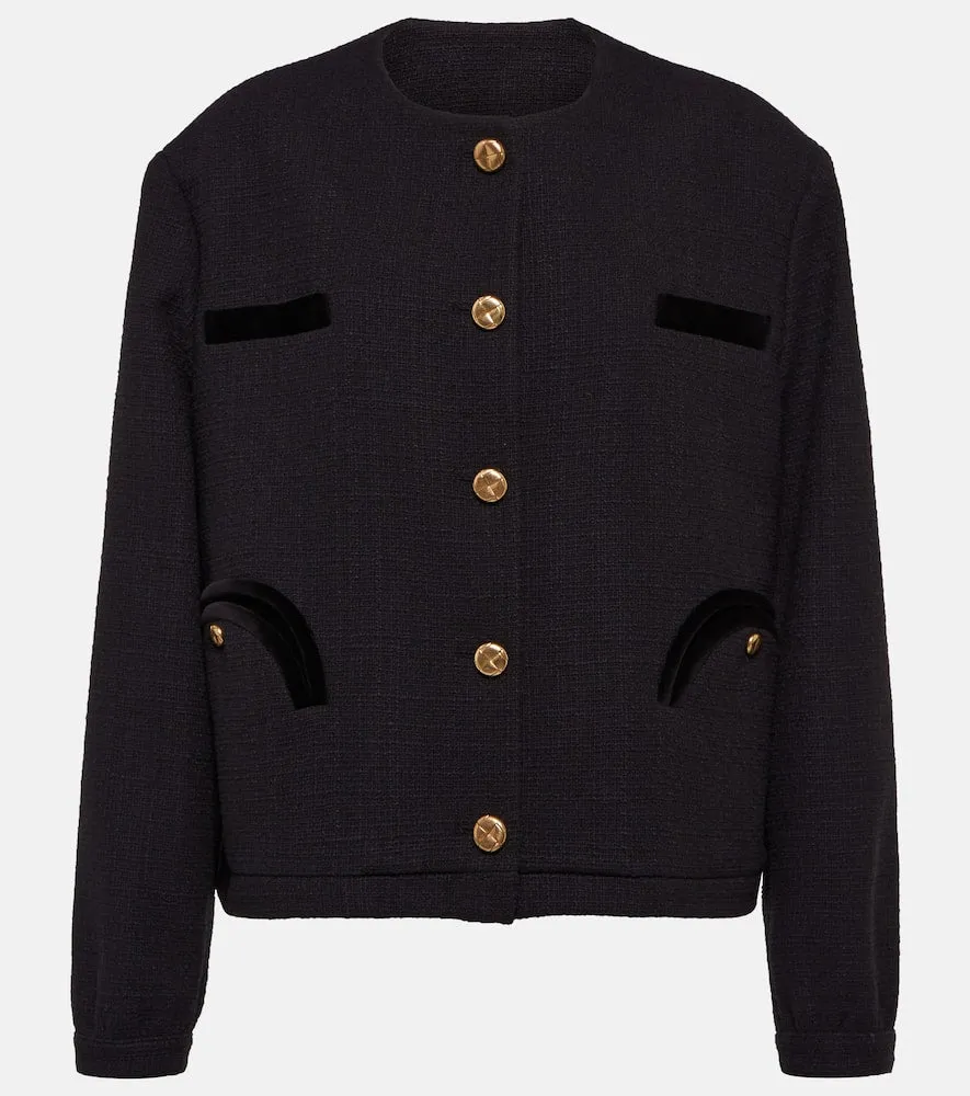 Blaze Milano Milano Gliss cotton-blend boucl√É¬© jacket