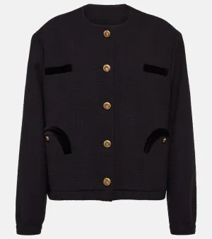 Blaze Milano Milano Gliss cotton-blend boucl√É¬© jacket
