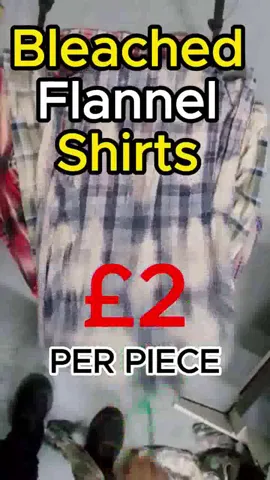 Bleached Flannel Shirts - SALE 💥