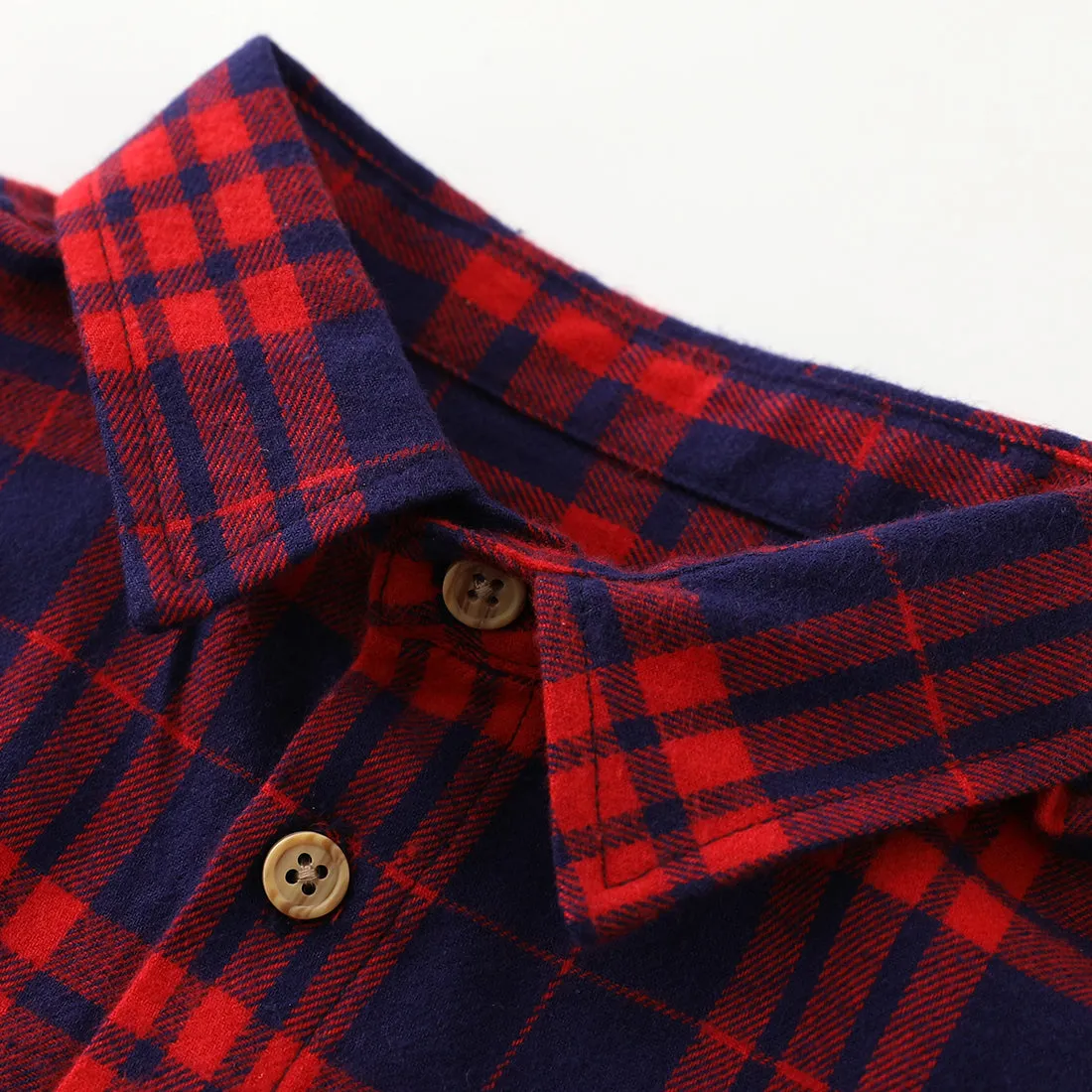 Boy Plaid Long Sleeve Flannel Shirts