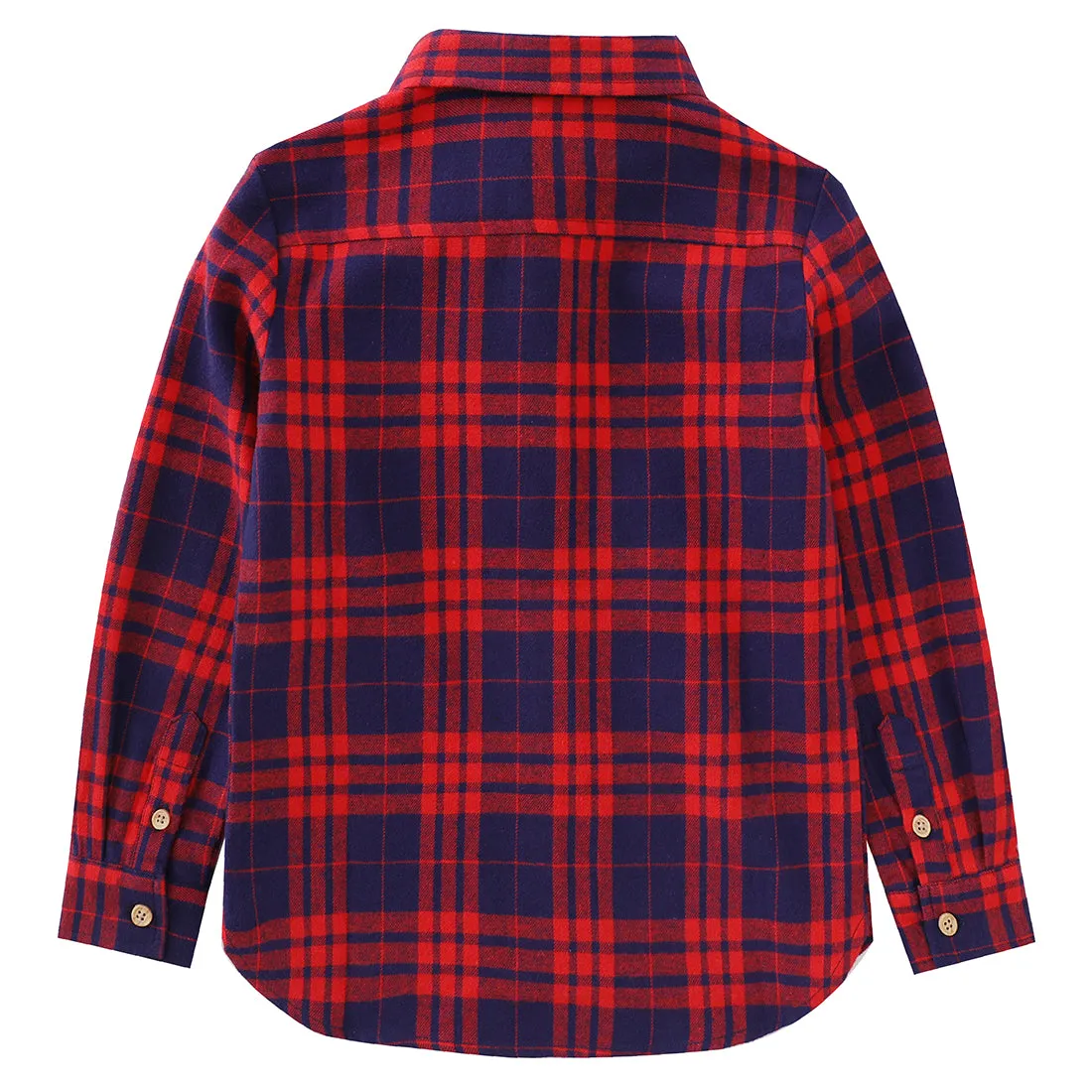 Boy Plaid Long Sleeve Flannel Shirts