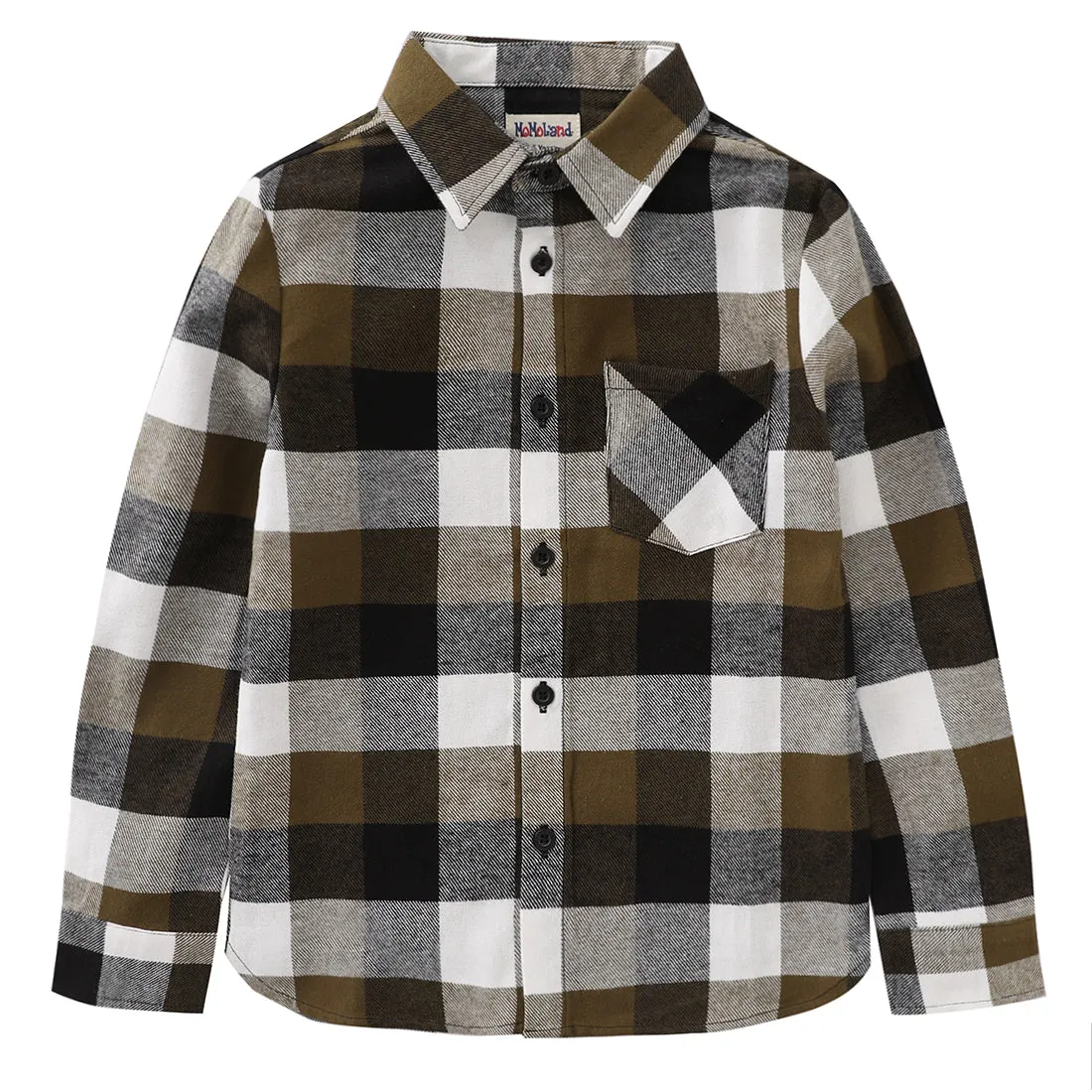 Boy Plaid Long Sleeve Flannel Shirts