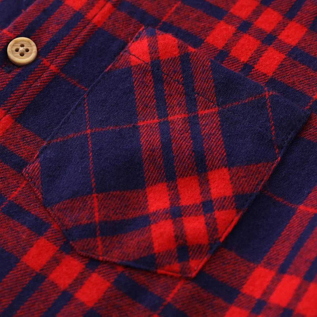 Boy Plaid Long Sleeve Flannel Shirts