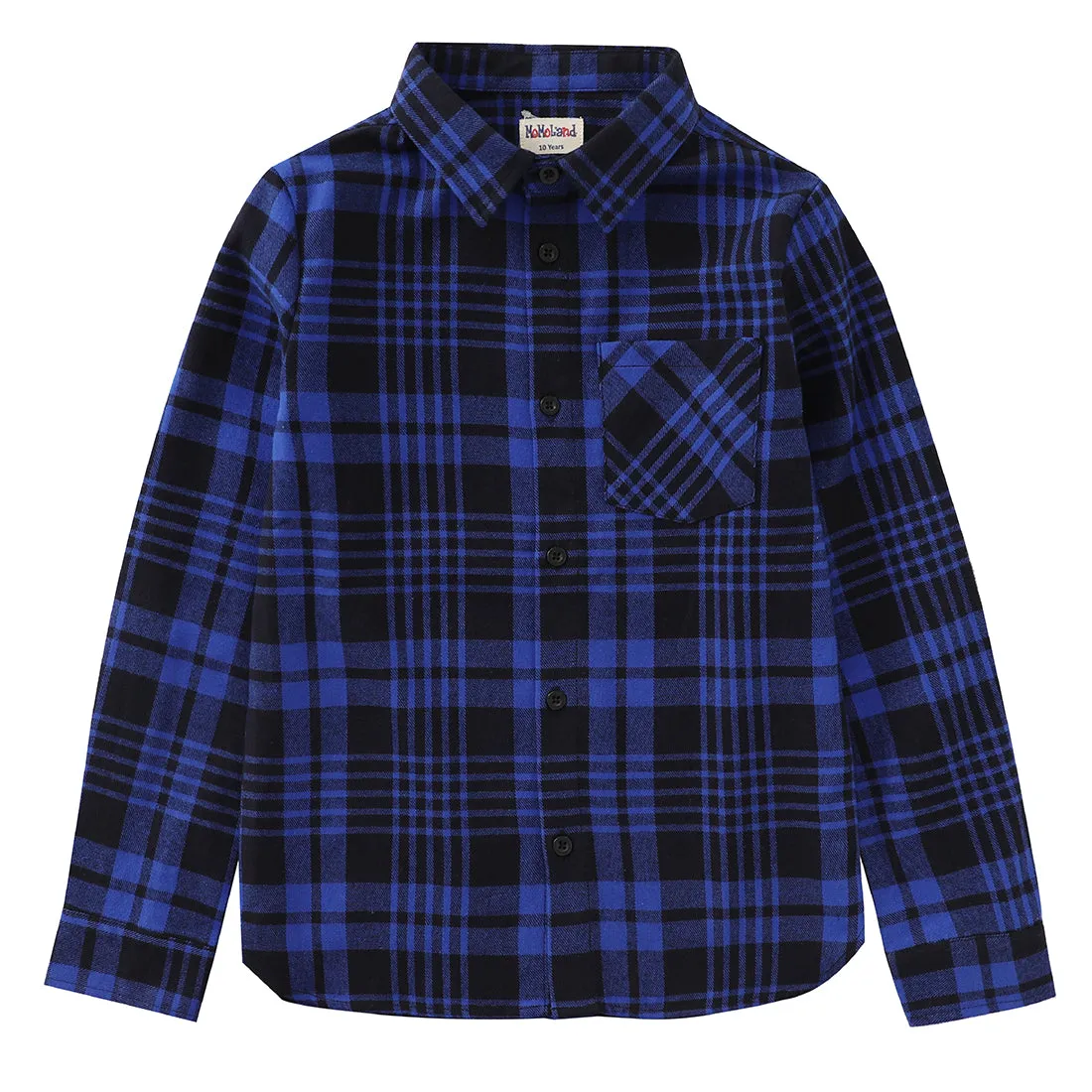 Boy Plaid Long Sleeve Flannel Shirts