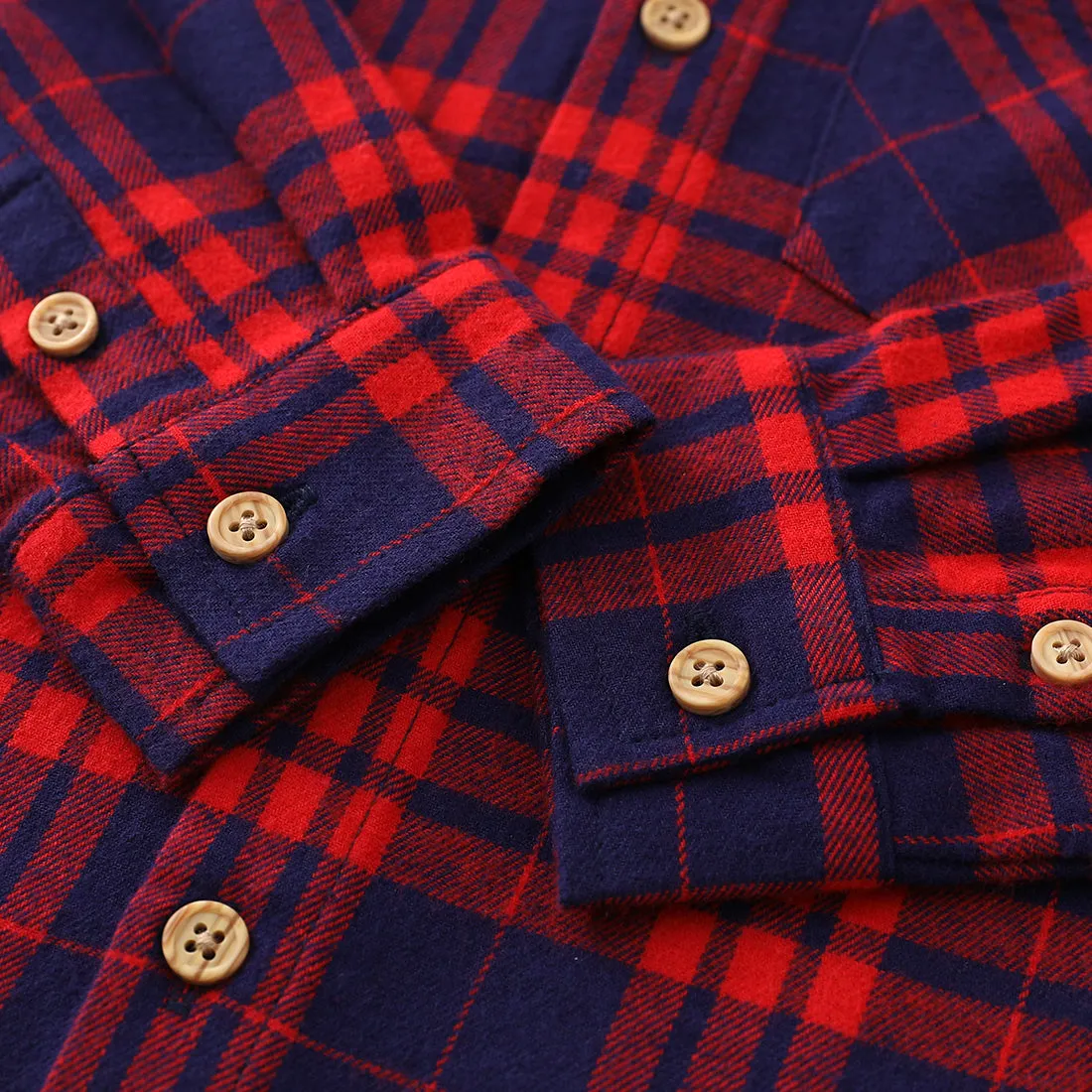 Boy Plaid Long Sleeve Flannel Shirts