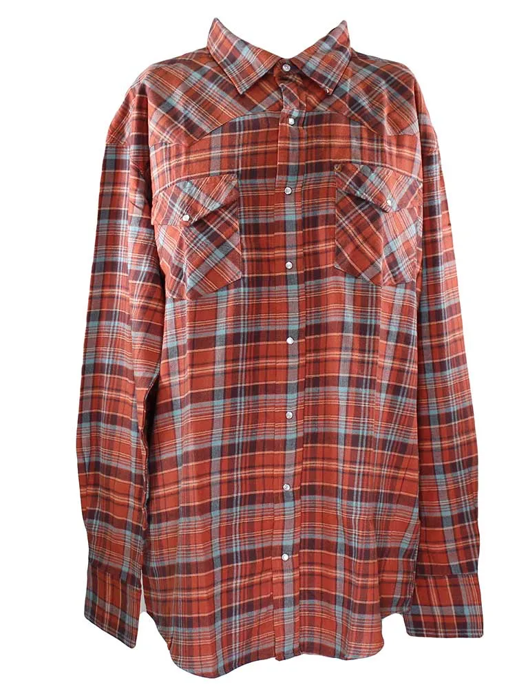 Canyon Guide Men Western Flannel Tall