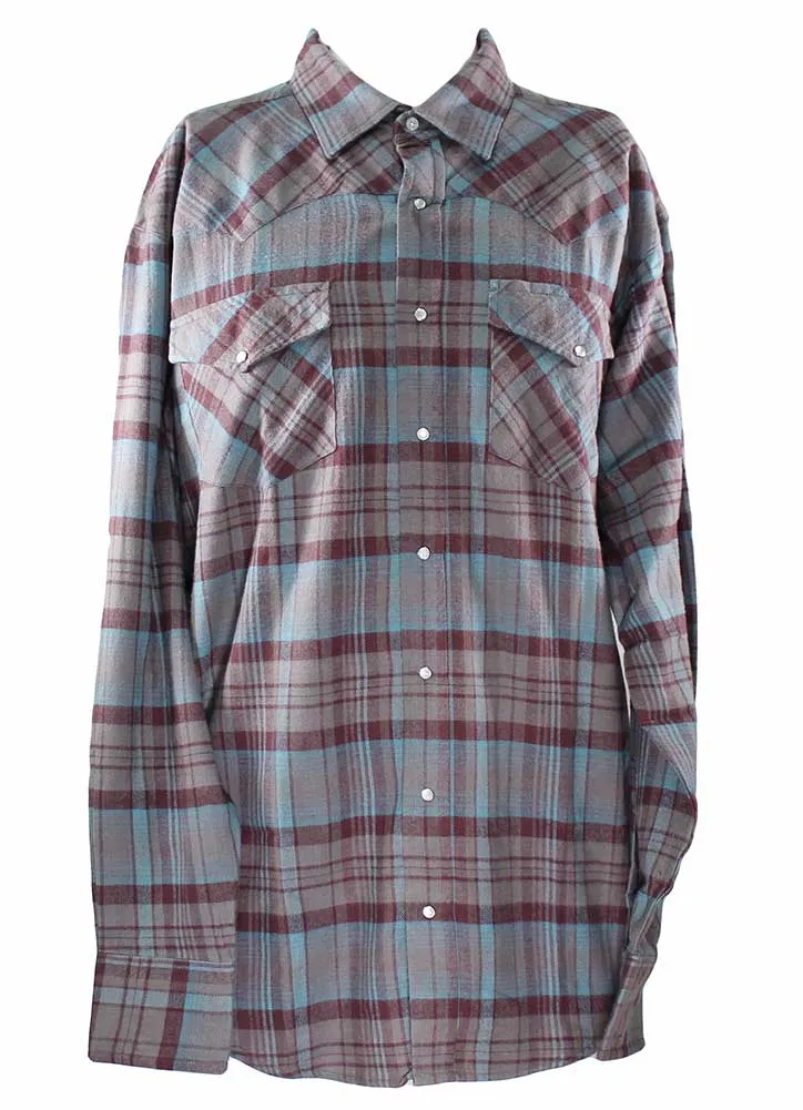 Canyon Guide Men Western Flannel Tall