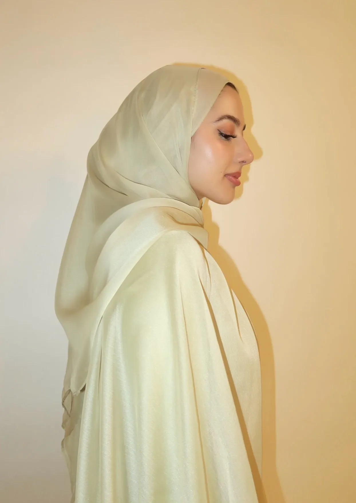 Melon Green Shimmering Scarf