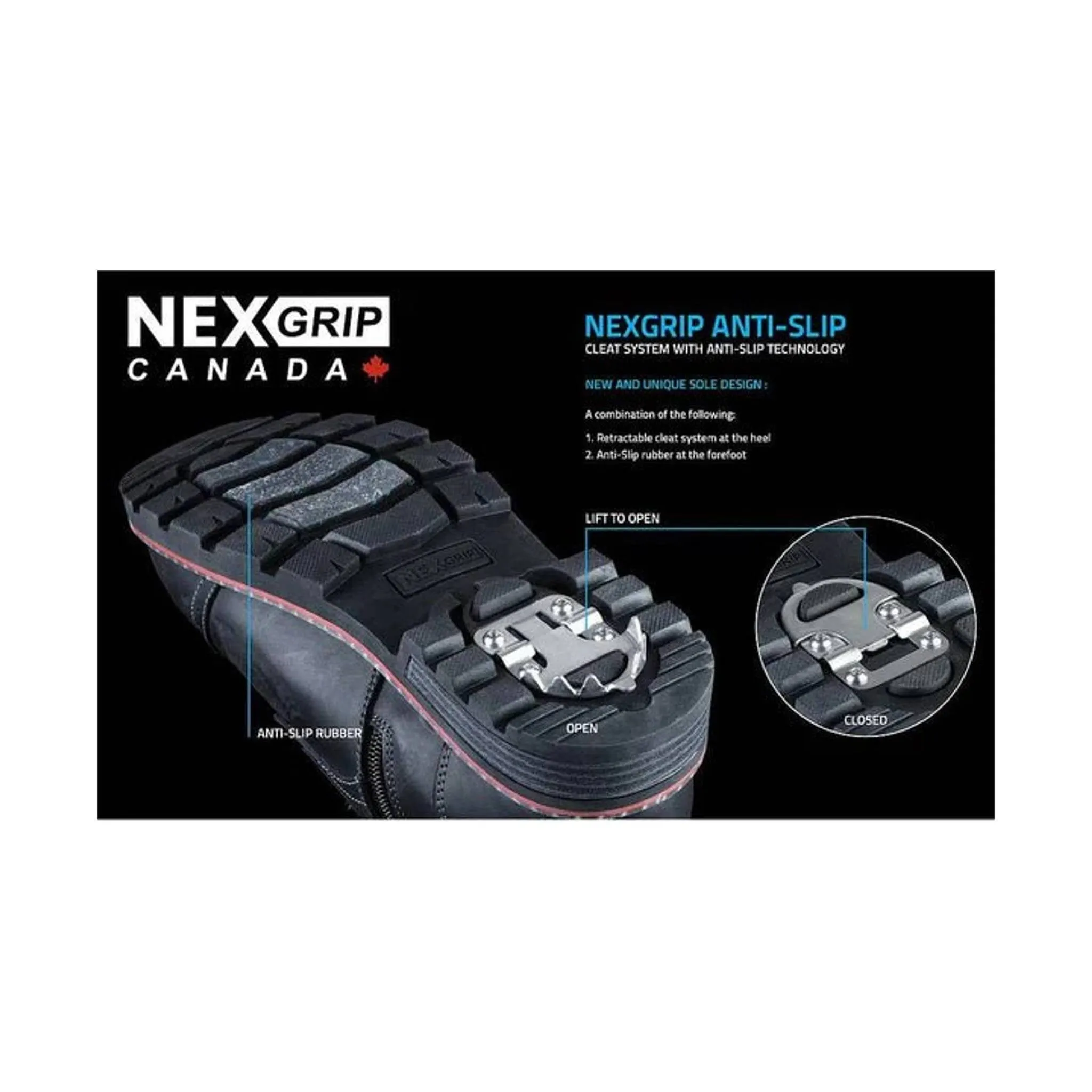 NEXGRIP Women's Ice Jenna Boot - Black