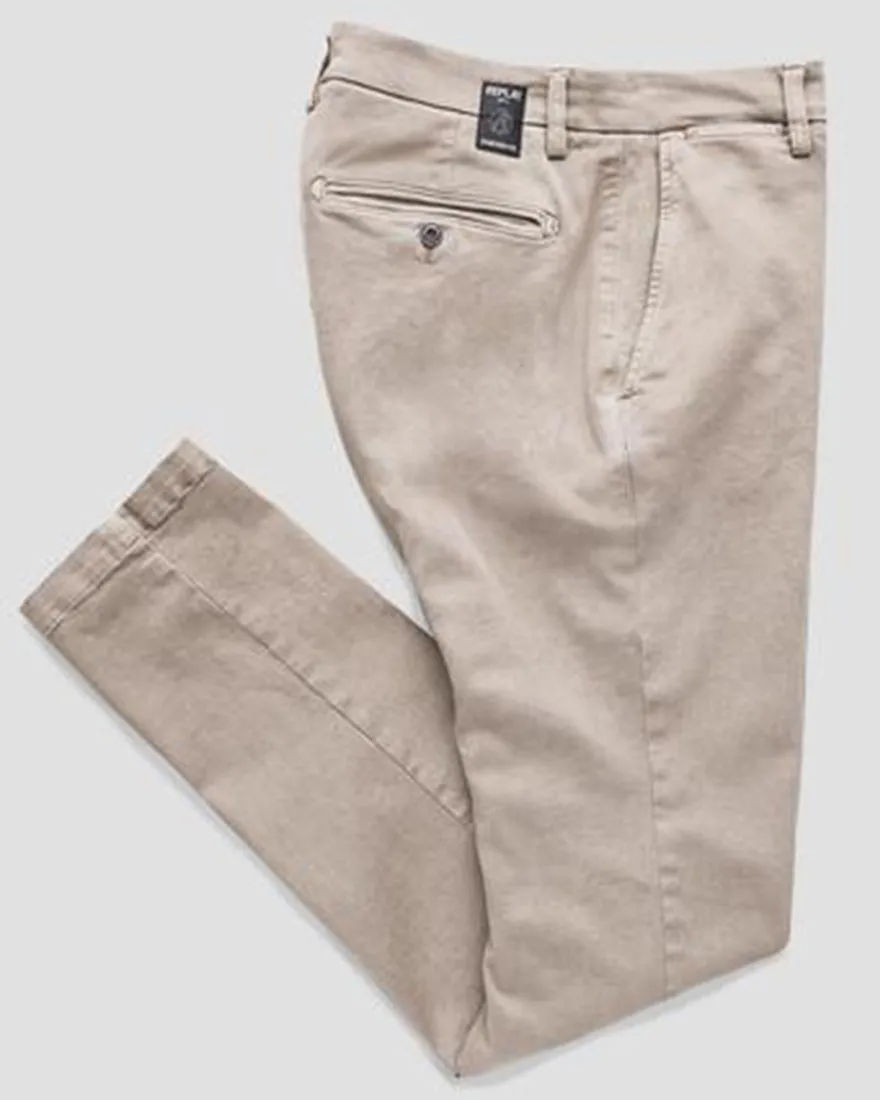 REPLAY R83669627L SAND ZEUMAR CHINOS