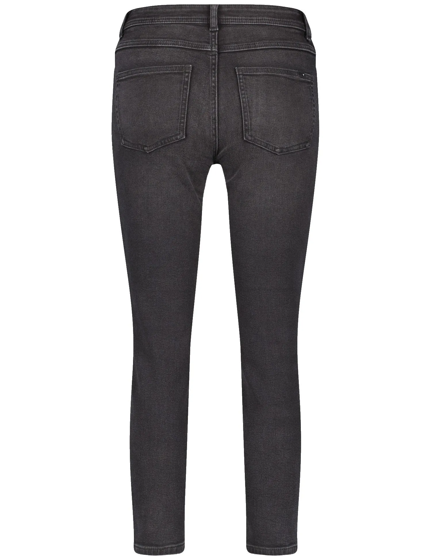 TAIFUN <BR>
7/8-length jeans in a slim fit with stud embellishment <BR>
Grey <BR>