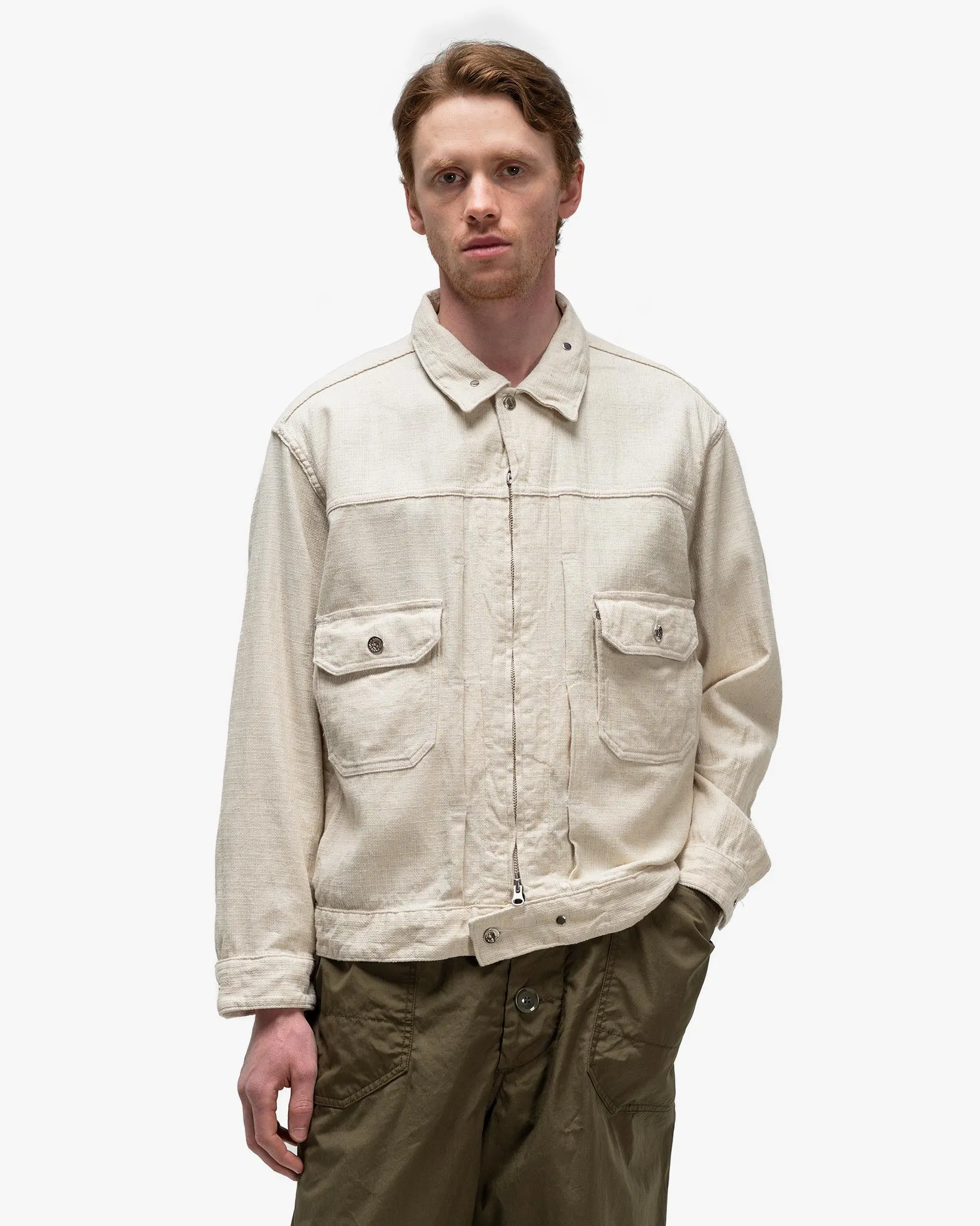 Trucker Jacket CL Java Cloth Natural