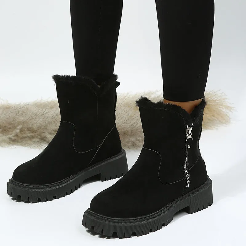 WOMEN'S SUEDE WINTER BOOTS