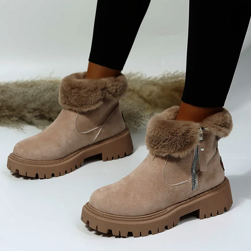 WOMEN'S SUEDE WINTER BOOTS