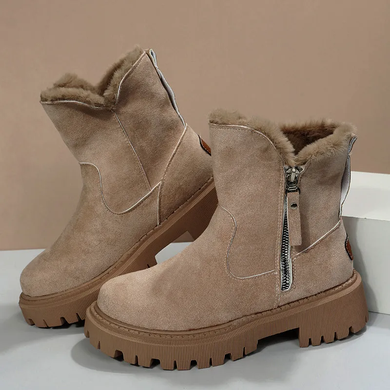WOMEN'S SUEDE WINTER BOOTS