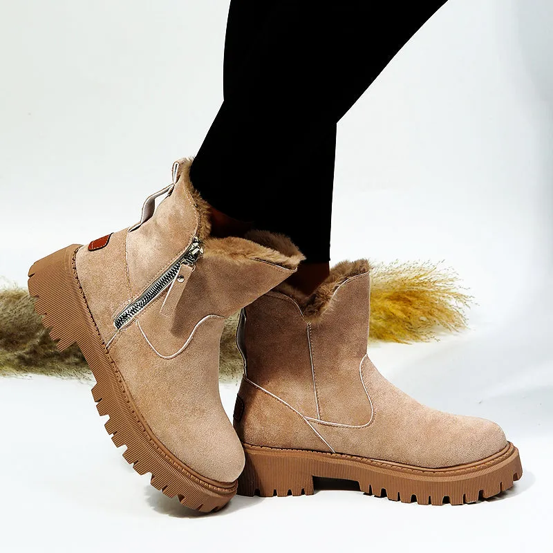 WOMEN'S SUEDE WINTER BOOTS